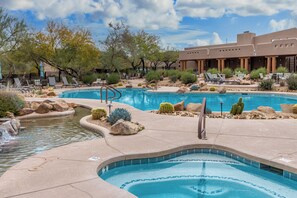 Una piscina riscaldata
