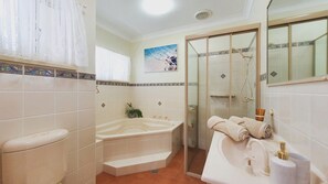 Shower, towels