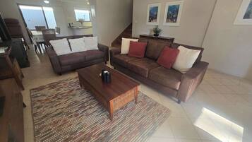 TV, fireplace, DVD player