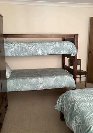 2 bedrooms, iron/ironing board