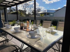 Opções para refeição ao ar livre