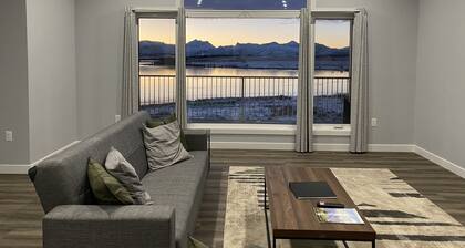 Brand new beautiful home with best view outside of Waterton Park. UPPER suite.