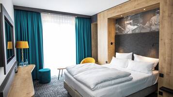 Comfort-Doppelzimmer | 1 Schlafzimmer, hochwertige Bettwaren, Zimmersafe, Schreibtisch