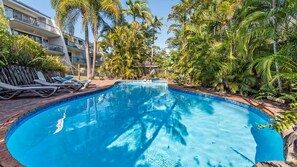 Pool - Stylishly furnished with panoramic views at Noosa holiday apartment (Noosa Heads)