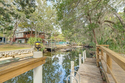 Private Dock: Canal-Front Homosassa Home!