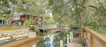 Private Dock: Canal-Front Homosassa Home!