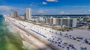 Enjoy stunning ocean views from the comfort of your balcony.