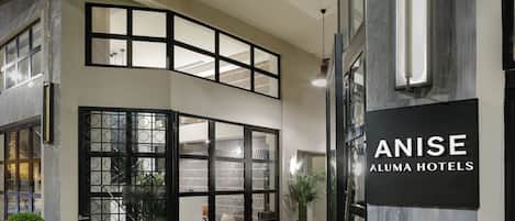 Front of property - evening/night