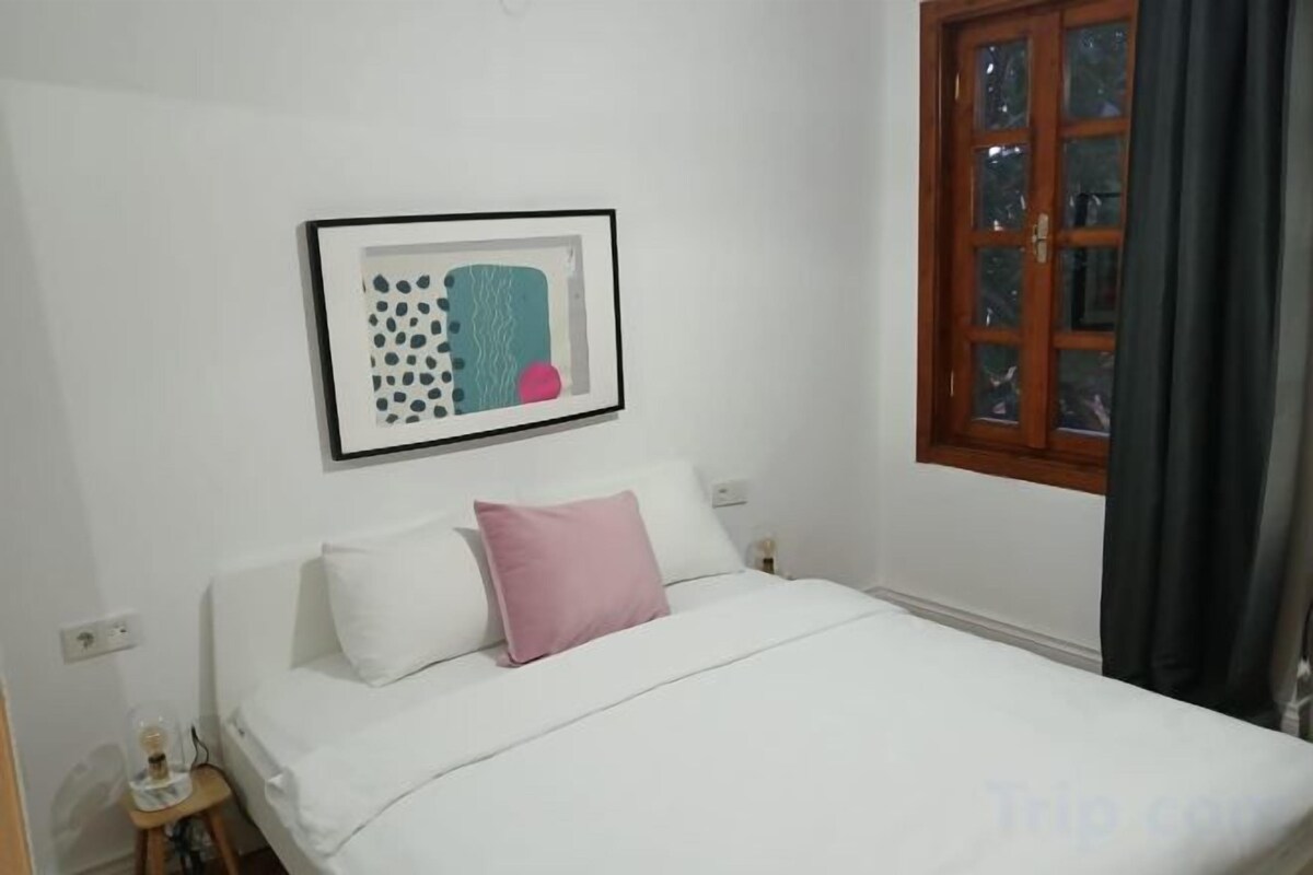 Blackout curtains, soundproofing, iron/ironing board (on request)