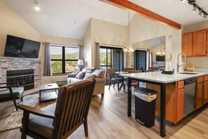 TV, DVD player, offices - Heart of Breck Condo w/ Loft - Breathtaking Views! (Breckenridge)