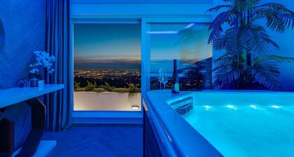 Luxusvilla 7th Heaven mit beheiztem Pool, Whirlpool, Fitnessraum, Panoramablick