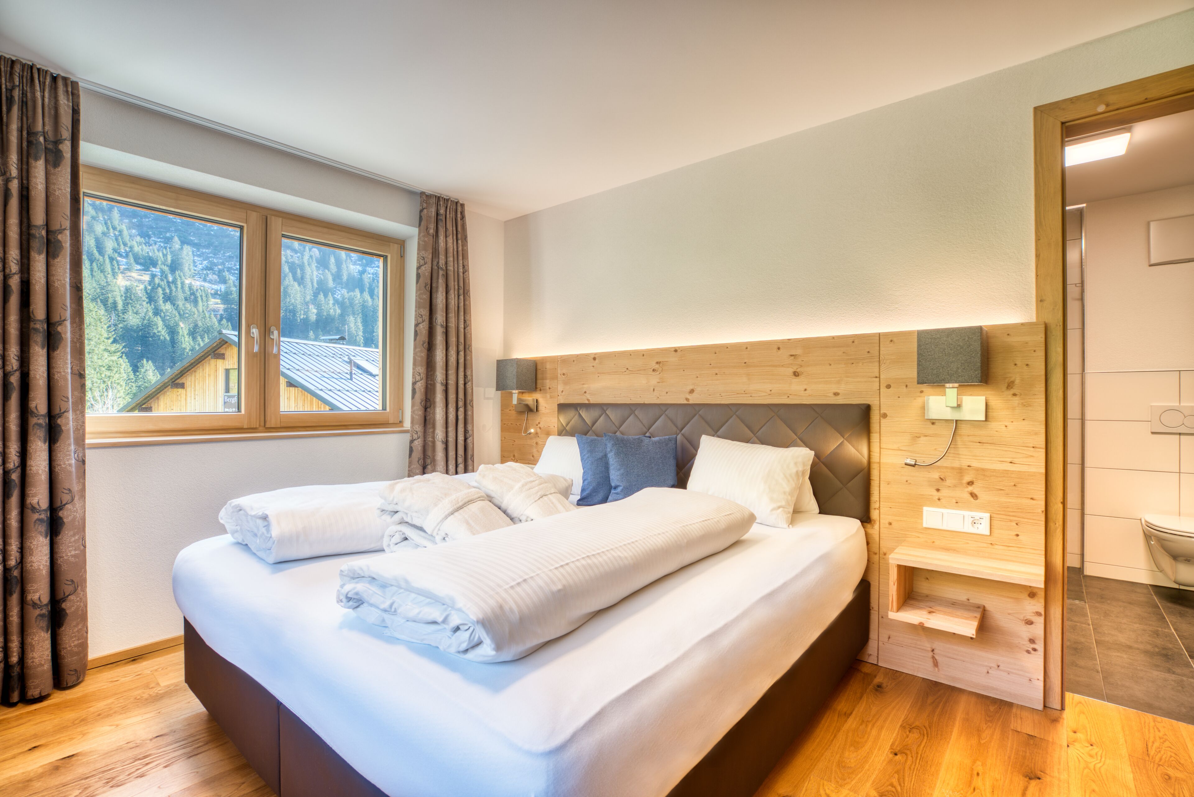 舒适公寓, 2 间卧室, 山景 (Top 5) | 客房内保险箱、遮光窗帘、免费 WiFi、床单