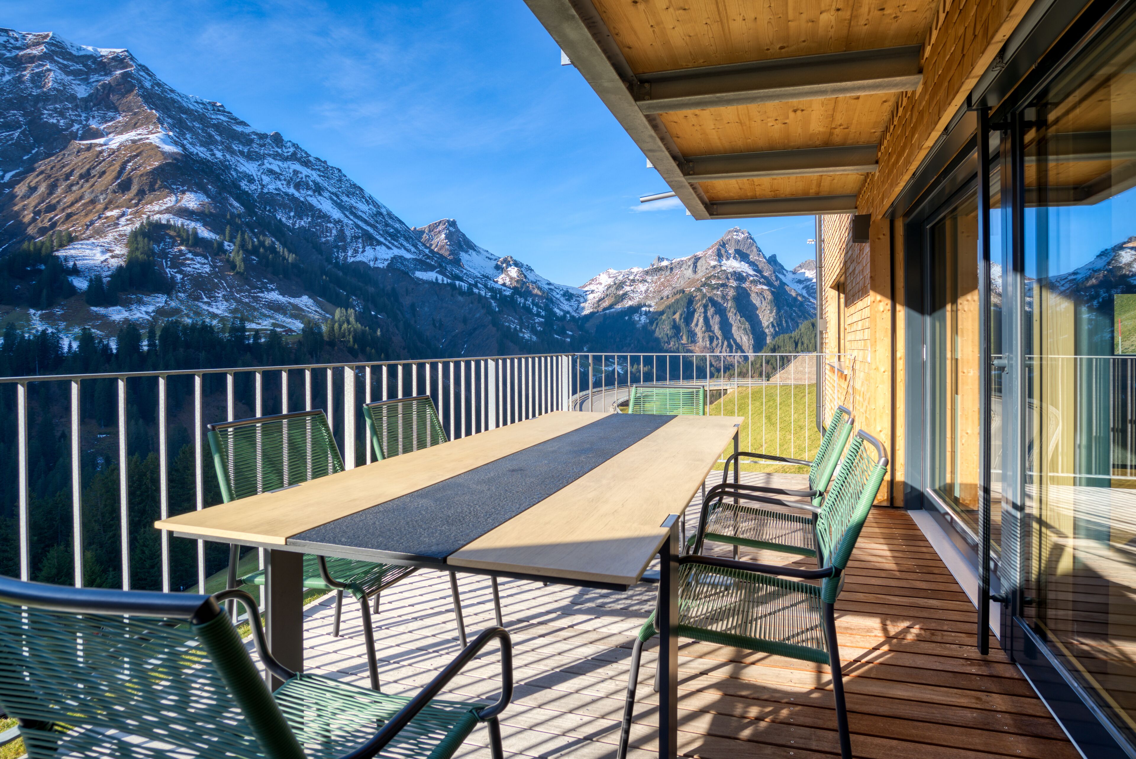 Comfort-Apartment, 3 Schlafzimmer, Bergblick (Top 1) | Terrasse/Patio
