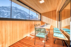 Comfort Apartment, 3 Bedrooms, Mountain View (Top 7) | Terrace/patio - HUS 23 (Schroecken)