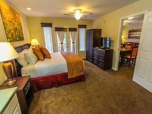 3 bedrooms, iron/ironing board, WiFi, bed sheets