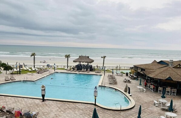 Indoor pool, outdoor pool