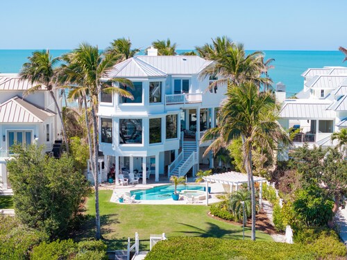 Gulf to Bay Luxury! Stunning Views, Dock, Beach, Pool, Sunsets and Luxury!