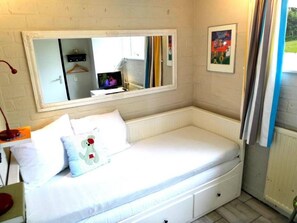 3 soveværelser, strygejern/strygebræt