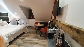 1 slaapkamer, een kluis op de kamer, gratis wifi, beddengoed