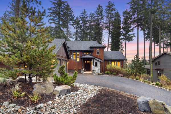 Swiftwater Sanctuary at sunset.