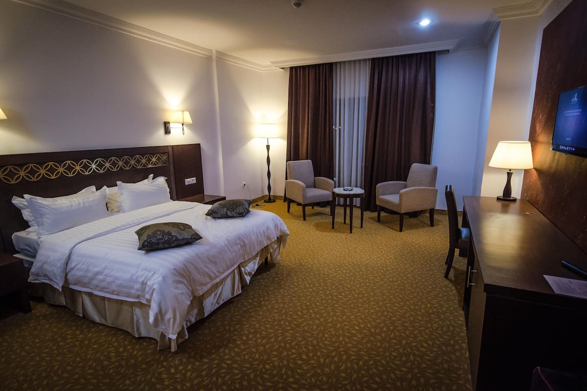 1 habitación, sábanas de algodón egipcio y ropa de cama de alta calidad
