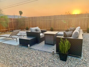 Terrace/patio - NEW! Joshua Tree Dream - A Modern Desert Spa Retreat (Twentynine Palms)