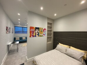 Deluxe appartement, toegankelijk voor mindervaliden, en-suite badkamer | 1 slaapkamer