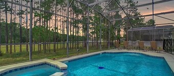 4 bed 3 bath pool/spa villa and game room