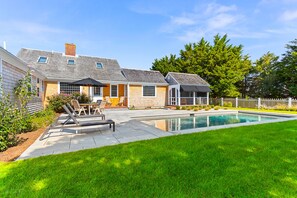 Una piscina riscaldata