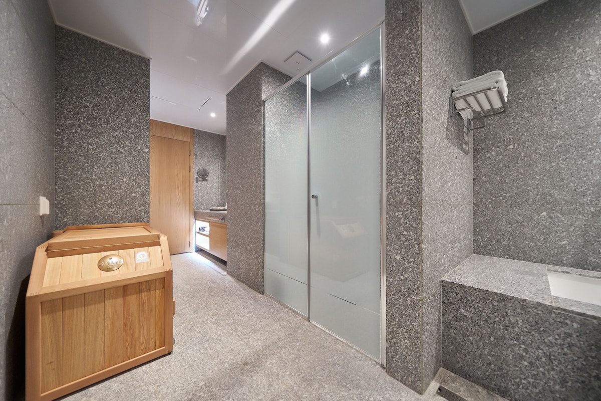 free toiletries, hair dryer, soap, shampoo