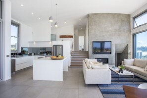 TV, fireplace - Bawley Point Beach Front (Bawley Point)