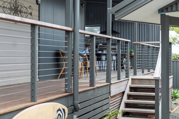 Terrace/patio - Coastal Retreat - Modern beach house at Murramarang South Coast Walk. (Kioloa)