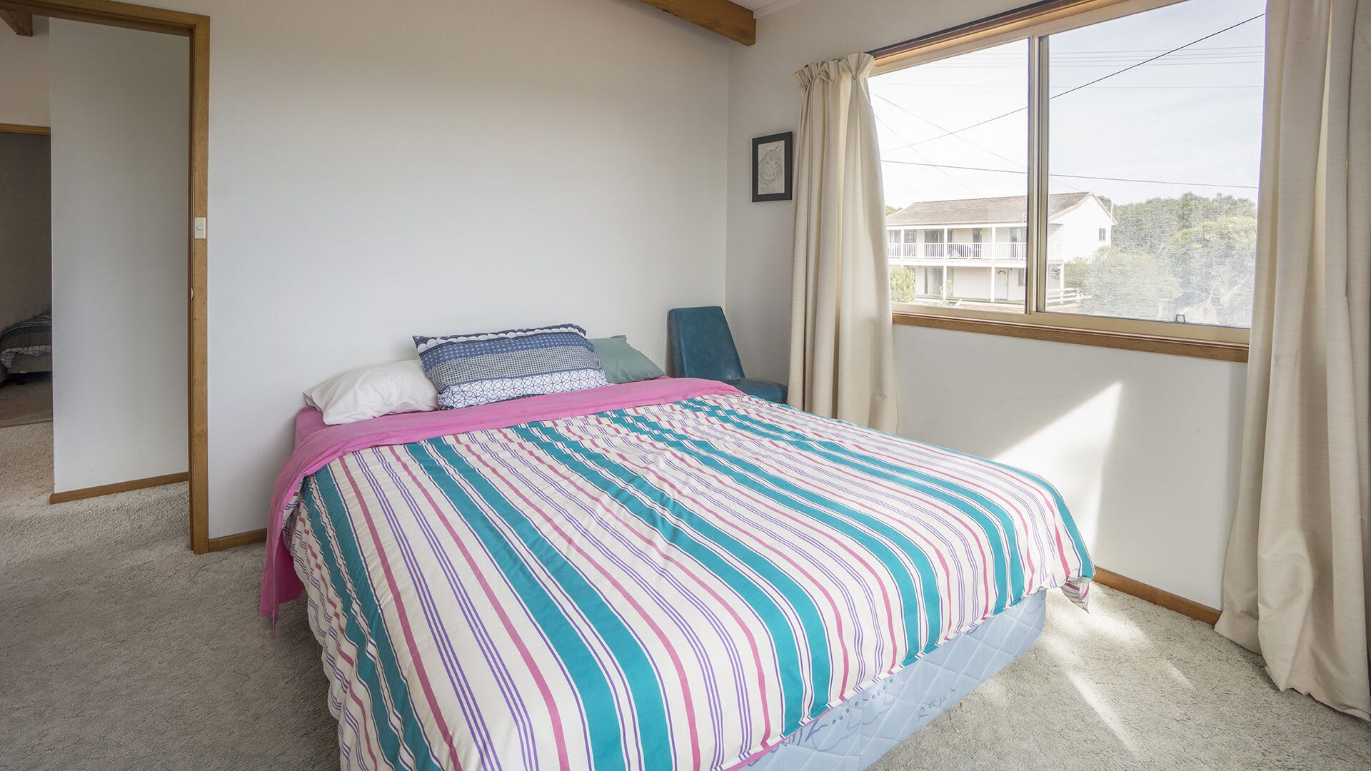 2 bedrooms, iron/ironing board