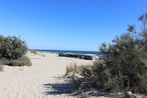 On the beach