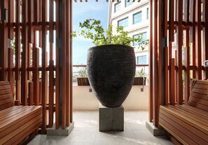 华丽双人房或双床房, 1 间卧室, 露台 | 城市景观