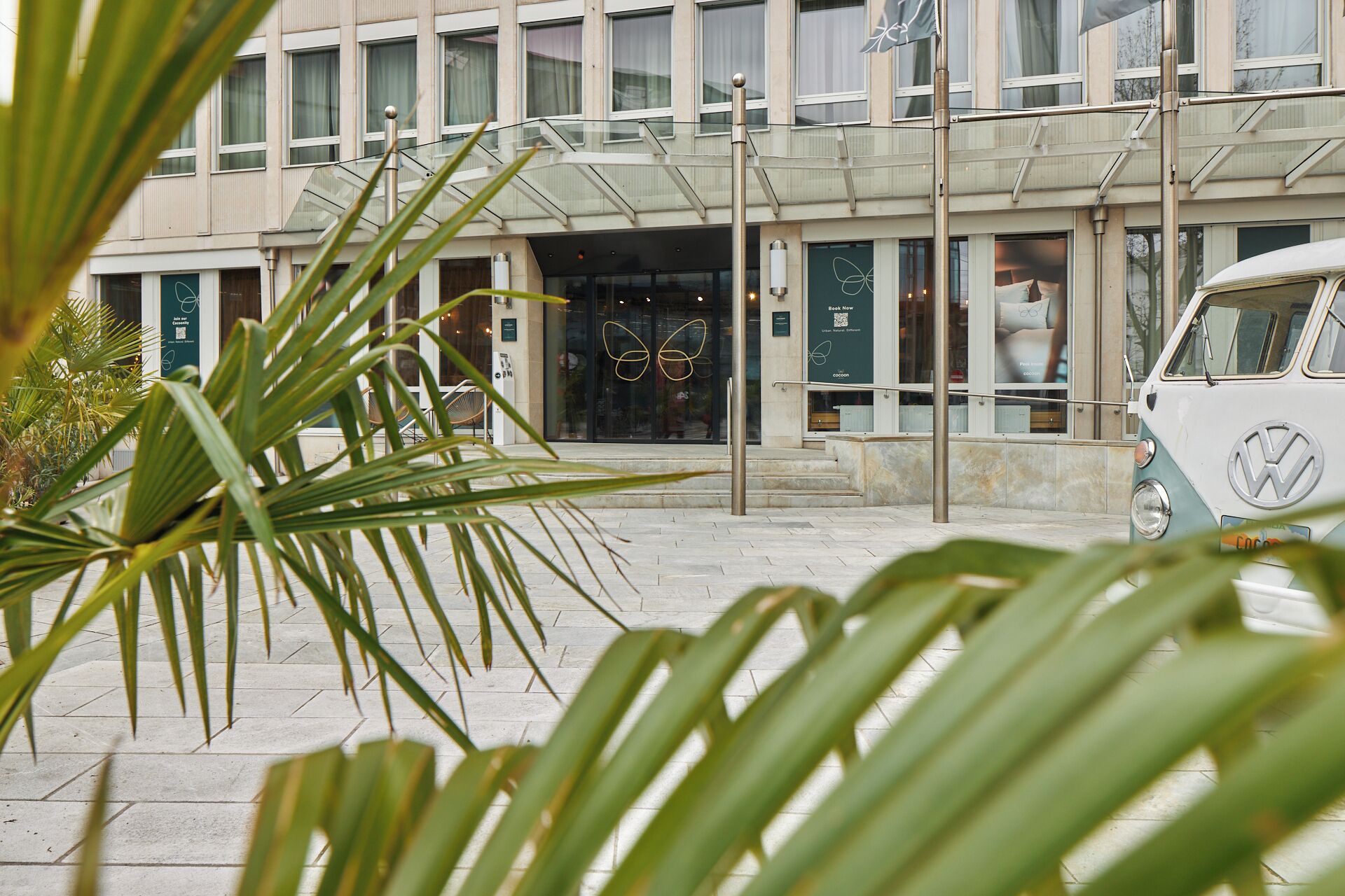 Fassade der Unterkunft