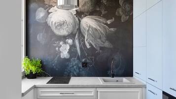 Departamento Confort (Breezy) | Cocina privada | Utensilios de cocina