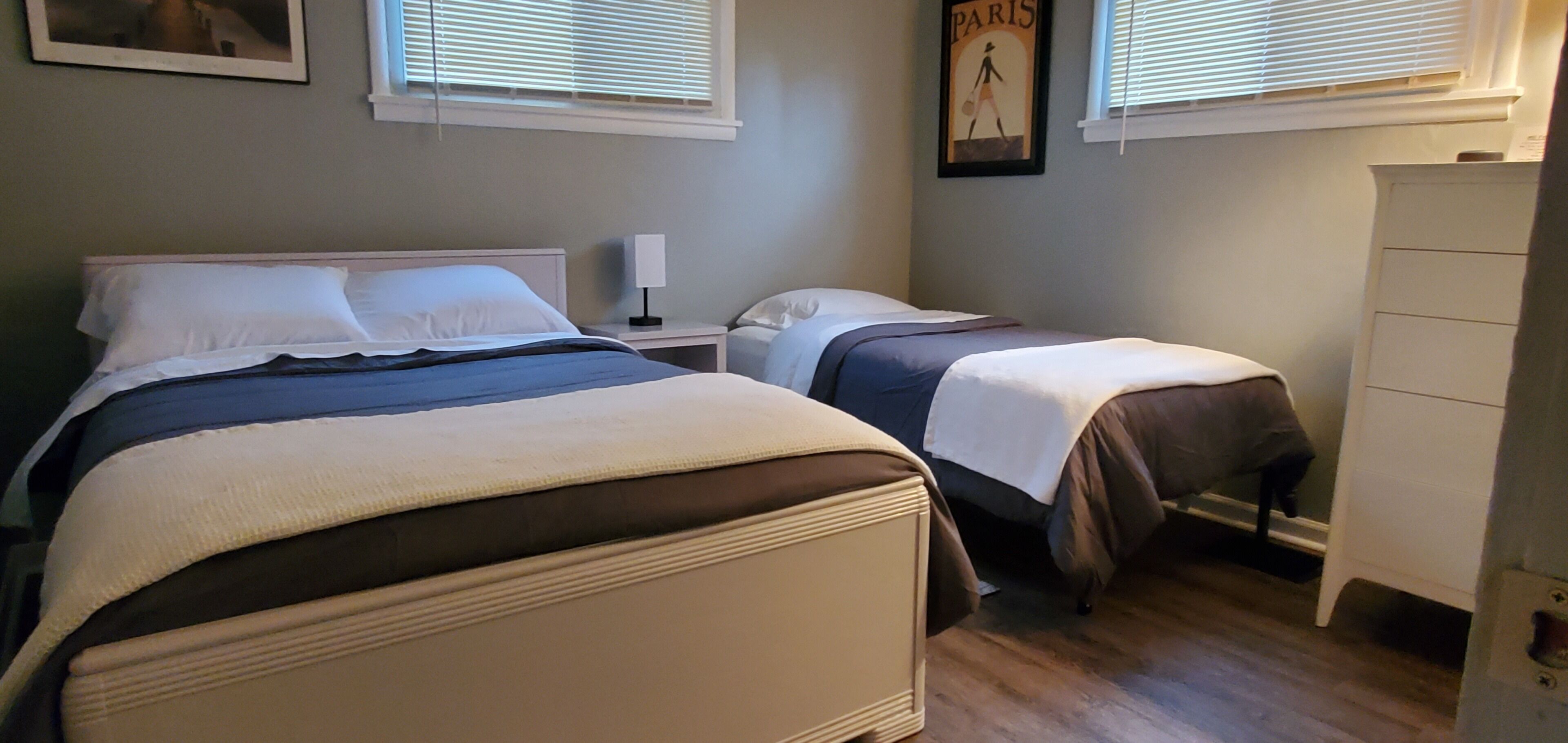 2 bedrooms, desk, iron/ironing board, free WiFi