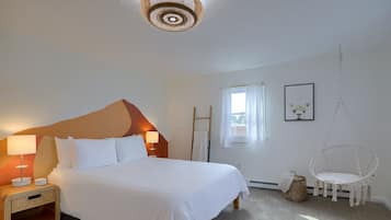 2 soverom, strykejern/-brett, reiseseng for barn og wi-fi