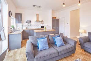 TV, fireplace, offices - Host & Stay | The Lookout (Scarborough)