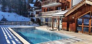 Una piscina climatizada