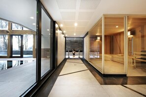 Fitness facility - Wifi, view mountain, fitness, swimming pool, balcony, parking, tv, ski locker, 55m², Les Houches (Les Houches)