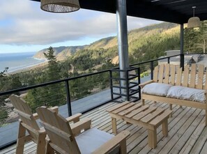 Property grounds - Spectacular beach view, modern beach house with Hot tub and cozy spaces (O'Higgins)