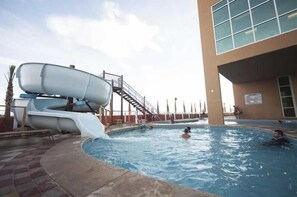 Indoor pool, a heated pool