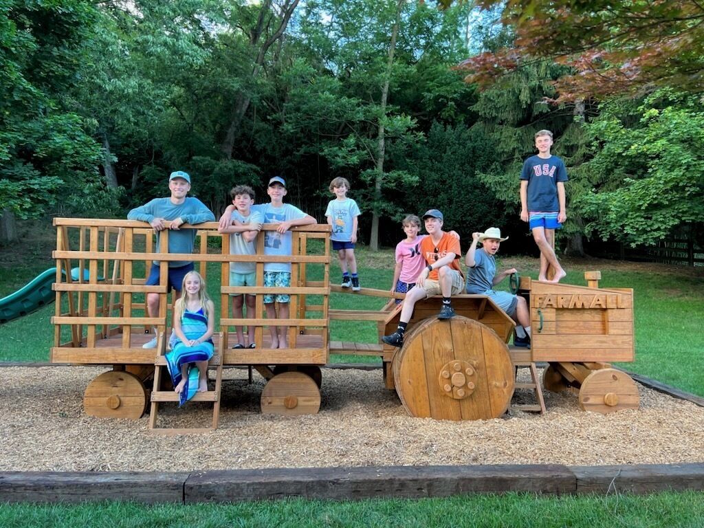 Tractor Playset with Slide - Great fun for Kids!