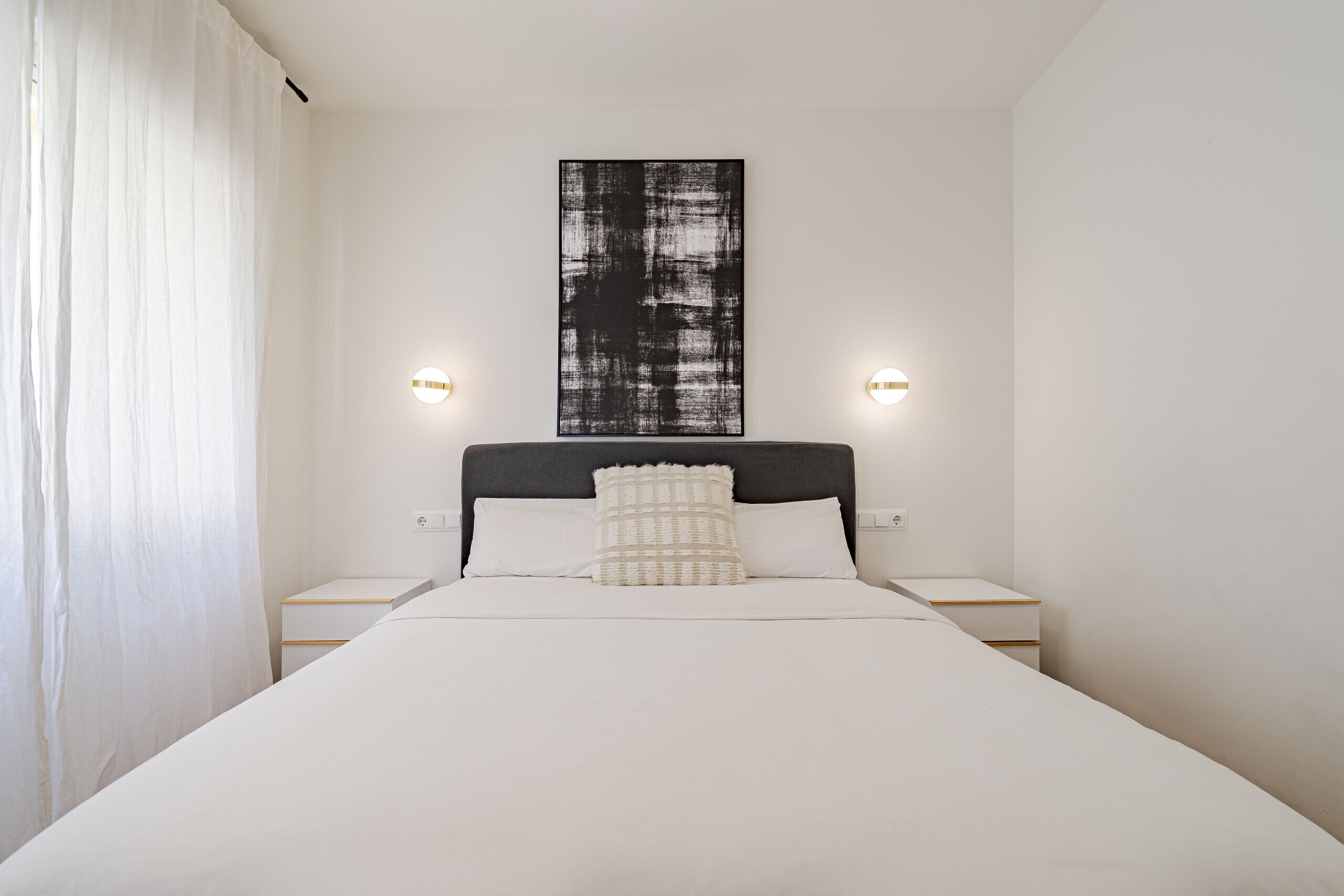 Appartement, 1 slaapkamer | Een bureau, gratis babybedden, gratis wifi, beddengoed