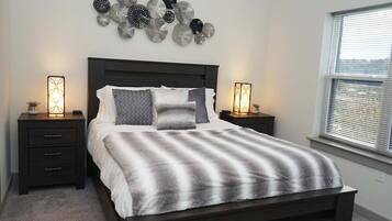 1 bedroom, iron/ironing board, travel crib, free WiFi