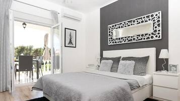 Premium bedding, down duvets, memory-foam beds, individually decorated
