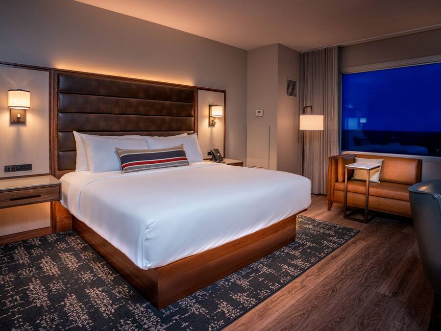 In-room safe, desk, laptop workspace, blackout curtains