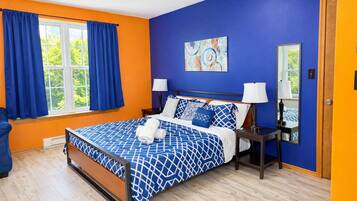 5 bedrooms, iron/ironing board, free WiFi, bed sheets